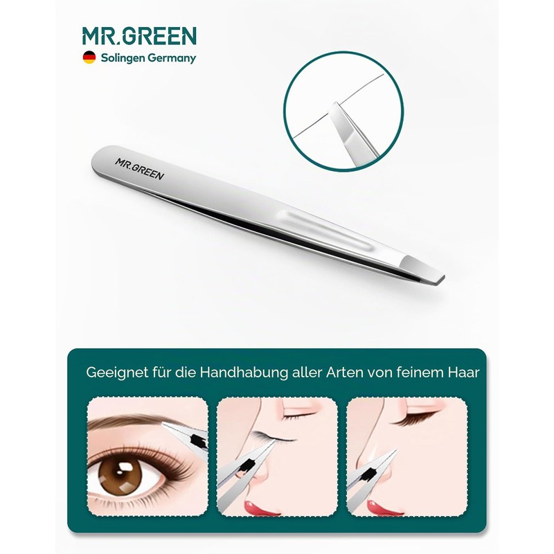 MR.GREEN Premium Nail Clippers Set with Leather Case - Timeless