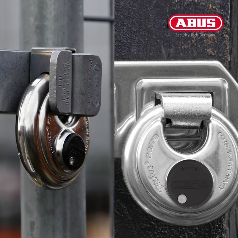 ABUS Diskus 20/70 Heavy Duty Stainless Steel Disk Padlock -