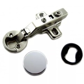HnFshop 1"/26mm hole Euro Hydraulic soft close Full Overlay Hinge for Cabinet Glass door