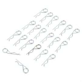 20/10/8/4/2/1PC Steel Double Ring Cotter Pins ,Double Coil R Clip Retaining Cotter Hair Pins for Trailer Stroller Cargo Boat（ (Size: 3*80mm/0.12*3.15inch 20PCS/Set)