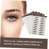 minkissy Temporary Eyebrow Stickers 6pcs Set Quick Easy to Apply