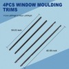 JDMON 4PCS Door Window Moulding Weatherstrip Compatible with Pontiac G8