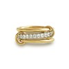 Bopiu Gold Stackable Rings for Women Non Tarnish, 18k Gold