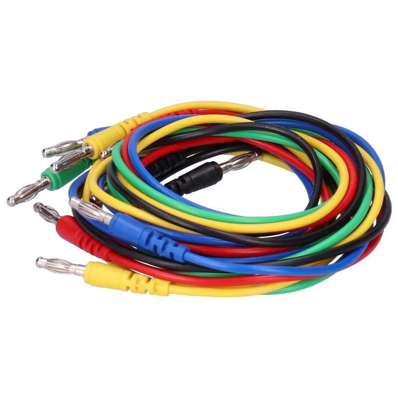 Banana Connector Test Cable Set 4mm 1 Meter Electric Testing