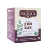 Organic Positively Botanicals Company, Lemon Balm Herbal Tea Bags, 20