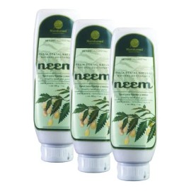 3 Pastas Dentales Neem Sin Flúor 200g C/u Mandumed Natural