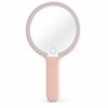 LED Makeup Mirror with Magnification – Rechargeable Lighted Vanity Mirror
