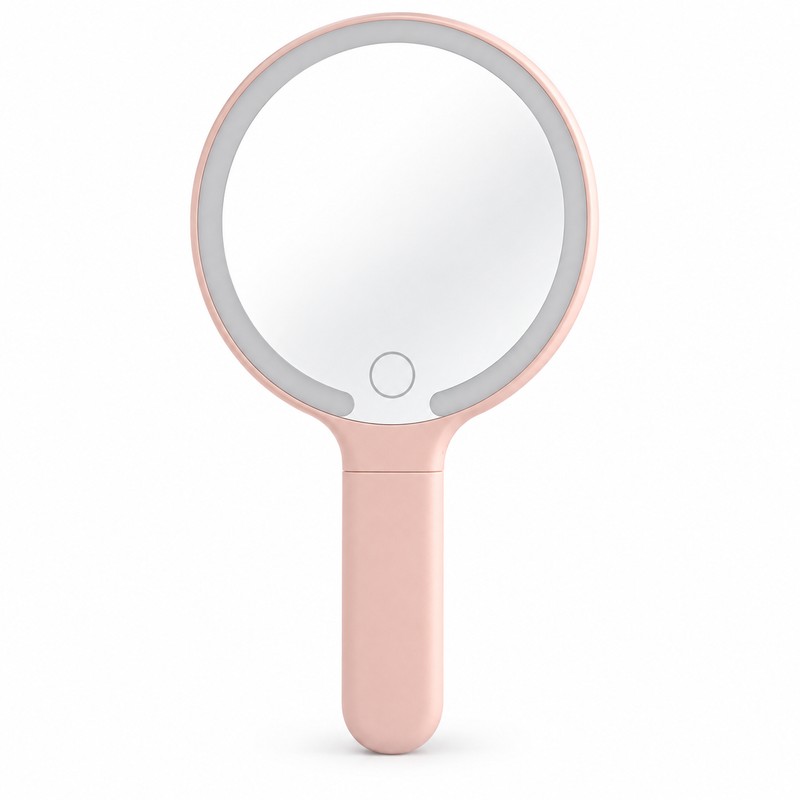 LED Makeup Mirror with Magnification – Rechargeable Lighted Vanity Mirror