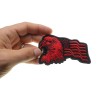 Ivamis Eagle US Flag Facing Left Patriotic Iron on Patch