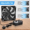 Joycabin 2 x 120mm Computer Fan, Computer Cooling Fan with