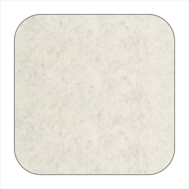 Eco Felt Pad Suitable for Kartell Componibili Container Bedside Table Round Base (Linen, 36 x 36 cm)
