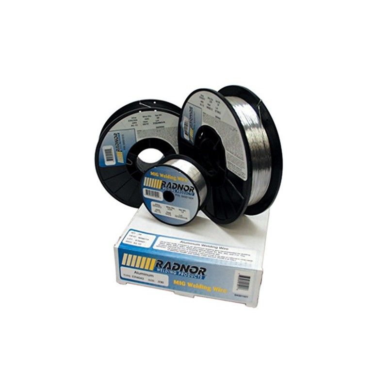 Radnor 64001504 3/64'' ER4043 4043 Aluminum MIG Wire 1# 4''