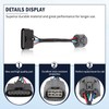 2PCS Left and Right Wiring Harness Adapter HID to Halogen