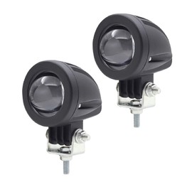 Aoling Motorcycle Fog Lamp, Work Light, LED, 12 V, 24 V, Waterproof, Narrow Angle, Small LED, Work Light, Car, LED Fog Light, Work Light, Yellow, White, Steady On, Flash, Projector, Motorcycle,