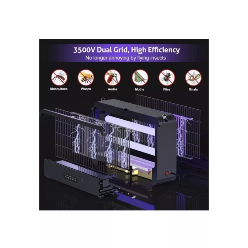 Foshan Qty-2 IKI-520AE Insect Bug Mosquito Zapper Killer 120V Double