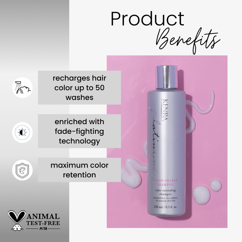Kenra Platinum Color Charge Shampoo | Color Extending | Recharges