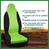 Motoforti High Back Bucket Auto Car Seat Cover,Polyester, Green Long-lasting