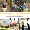 Tree Swing Hanging Kit, 3ft Swing Straps with Safer Carabiners,