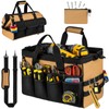Tool Bag,16-Inch Heavy Duty Tool Bags for Men,27 Pockets Tool
