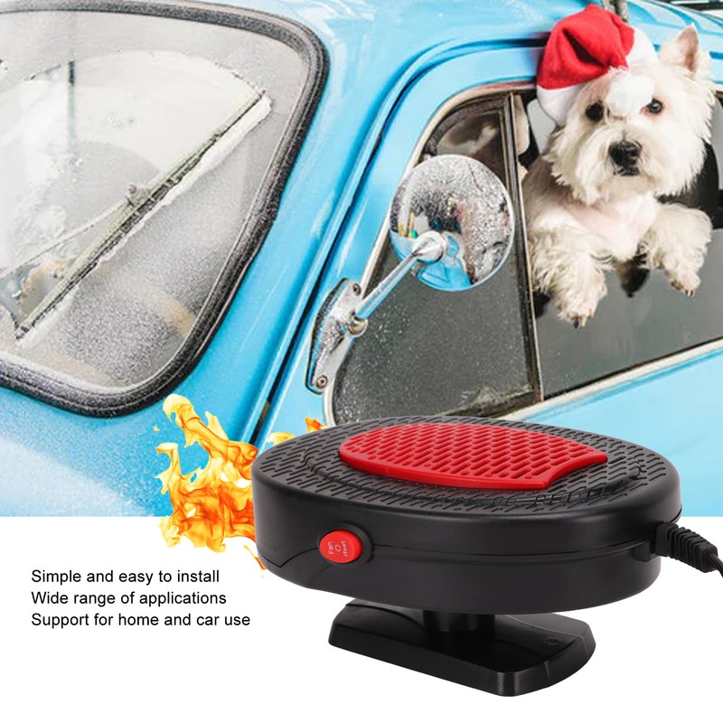 Car Heater 160-280W Portable Heating Cooling Modes 360 Degree Rotary