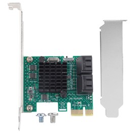 SATA 3.0 Expansion Card 4-Port PCIE to SATA 3.0 Expansion Controller Card Adapter 6G