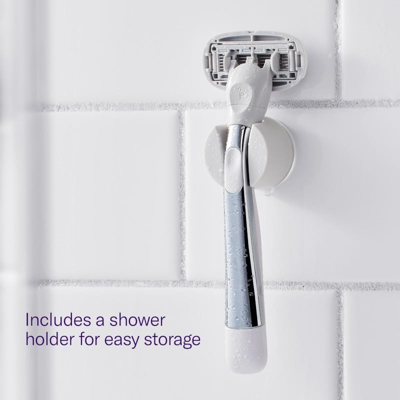 Flamingo Flamingo Razors for Women, 1 Women's Razor Handle (Chrome),