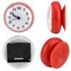 Waterproof Shower Clock with Suction Cup Round Face Arabic Digital