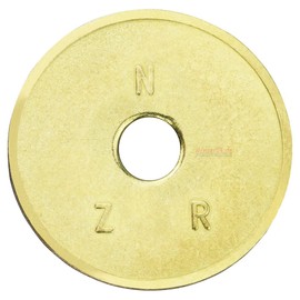 NZR Blitz 2020 26 mm Washing Token, Brass Washing Coin for Coin Machine (Pack of 50, NZR 2020)
