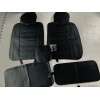 Seat Car Seat Covers Full Set in Solid Black, Front