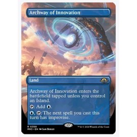 Magic - Archway of Innovation (MH3-0350) Borderless Foil Rare - Modern Horizons 3