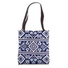 Traditional Icelandic Pattern Tote Bag