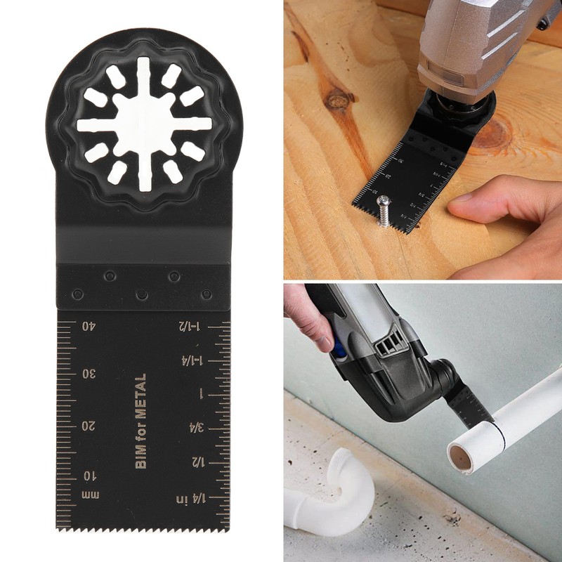 10Pcs Oscillating Saw Blade 34mm Bi Metal Multitool Cutting Tool