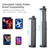 Multifunctional Tablet Holder Tablet Clamp Tripod Adapter Bracket 16cm-23.5cm Adjustable