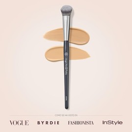 BK BEAUTY BROCHAS - ANGIE HOT & FLASHY A506 CONCEALER - Brocha Facial Viral "Kitten Paw" - Para Ocultar Ojeras y Contornear - Brochas de Maquillaje