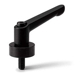 NBK Mechanical Element Parts Clamp Lever with Eccentric Cam LDM-6-EC-BK (Black)