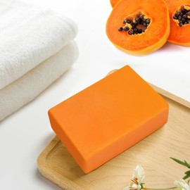 YUYTE Jabón de ácido Kójico para Aclarar la Piel,Ácido Kójico Valítico,Extracto de Papaya,Barras de Hierbas Aclarantes para Unisex,Jabón de Baño Corporal que Ilumina la Hidratación y