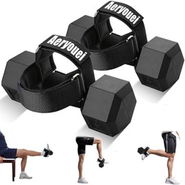 Dumbbell Foot Attachment, Tibialis Trainer, Adjustable Ankle Weights, Leg Workouts at Home for Hip Flexors,Ankle Straps for Weight Lifting,Shin Splint,Hamstring Curls,Leg extensions,Home Gym Equipment