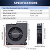 Wathai 120mm x 32mm 24V Centrifugal Small Blower Fan 24
