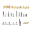 1 Set Pyrography Wood Working and Soldering Tips Alphabet Numbers