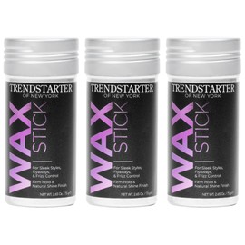 TRENDSTARTER - HAIR WAX STICK (75g) (Pack of 3) - Frizz Control - Flyaway Control - Firm Hold & Natural Shine Finish - Avocado Extract Infused - All-Day Hair Control