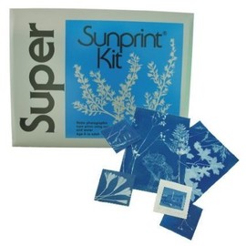 SunPrint Paper Kit Cyanotype Sun Art Paper Sunlight Photograph Blueprint Easily 8 X 12 Inches