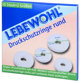 LEBEWOHL Pressure Protection Rings Ru Pack of 10