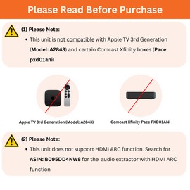 4K 60Hz HDMI Audio Extractor Converter SPDIF + 3.5MM Output Supports HDMI 2.0, HDCP 2.2, 1080P@120Hz, 1080P@144Hz, Dolby Digital/DTS Passthrough CEC, HDR10 by J-Tech Digital [JTD18G-H5CH]