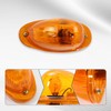 Seassauto Turn Signal Cab Marker Light Amber Side Marker Parking
