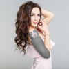 Vicenpal 2 Pairs Tattoo Cover up Sleeve Forearm Arm Sleeves
