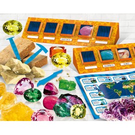 Lisciani - WOOZLE GOOZLE - The Mineralogy Laboratory - Discovery of Minerals - Educational Science Game - Rocks and Crystals - For Children from 8 Years