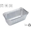 Miamex - 25 x Disposable Aluminium Food Transport Bowls with