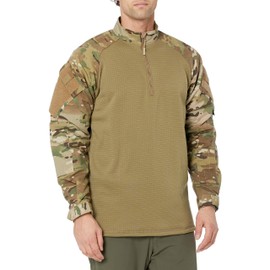 TRU-SPEC Men's T.R.U. 1/4 Zip Winter Combat Shirt, MultiCam, Medium Long