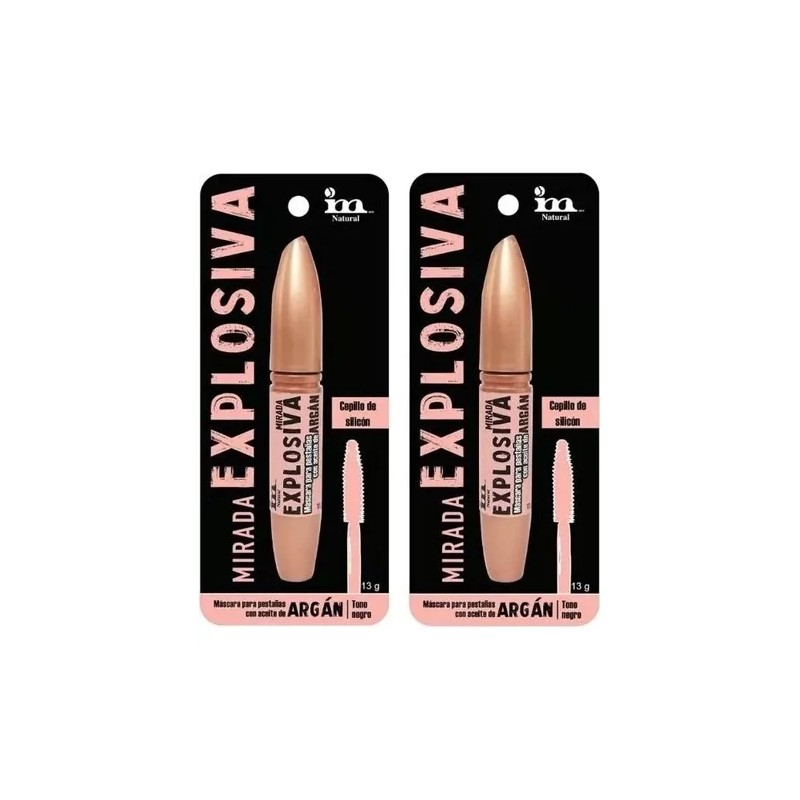 Mascara Pestañas Explosiva Im Natural 13gr Rimel - 2pzs