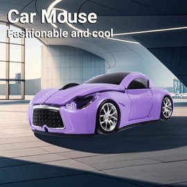 Car Mouse, Wireless Mouse (Purple)